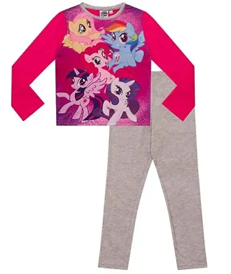 Girls My Little Pony Pink And Grey  Long Pyjamas • £6.99