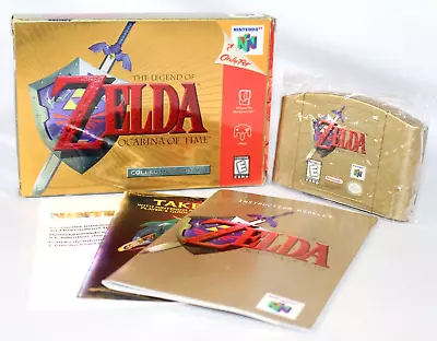 Zelda: Ocarina Of Time Collector's Edition CE N64 Complete CIB VERY NICE! RARE! • $324.99