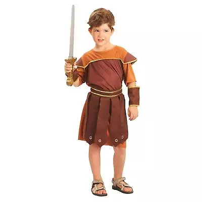 Childs Roman Soldier Fancy Dress Costume 6-8 Years Medium • $23.62