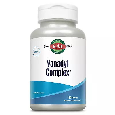 KAL Vanadyl Complex With Vanadyl Sulfate 10mg Energy And Metabolism • $12.99