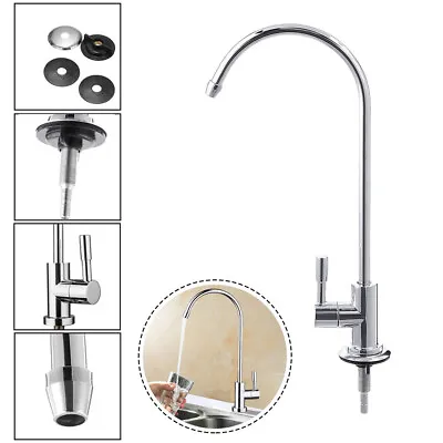 £12.40 • Buy 1/4 Inch RO Drinking Water Filter Faucet Reverse Osmosis System Sink Tap MV