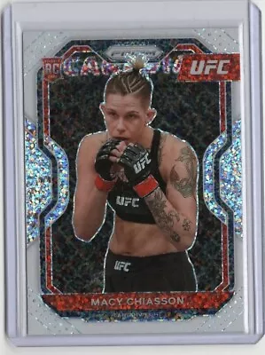 2021 Prizm UFC Macy Chiasson RC Rookie Card White Sparkle Prizm /20 SSP • $49.99