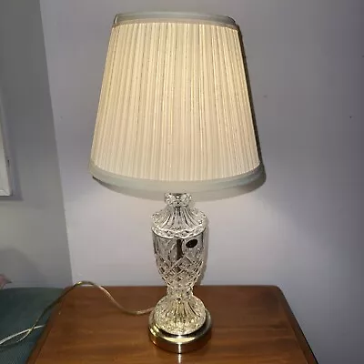 The European Collection Table Lamp 24% Lead Crystal • $69