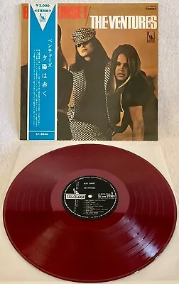 Ventures  Blue Sunset  Ultra-rare 1967 Original Japanese Red Vinyl With Obi!!! • $89