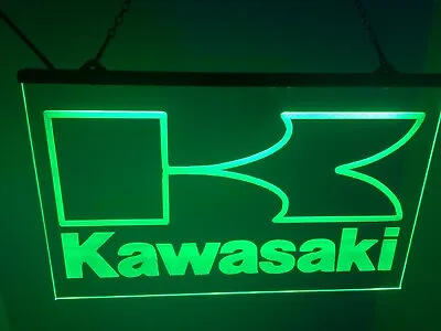 Kawasaki Motorcycle Led Neon Light Sign Garage  Game Room Man Cave • $34.99