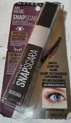 Maybelline New York Snapscara Mascara Black Cherry 320 Smooth Clump Free Volume  • $8.47