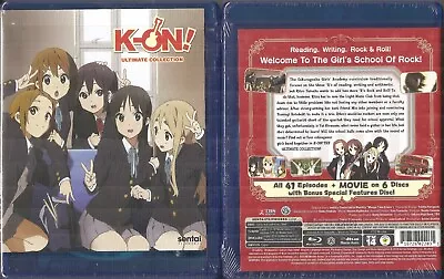 K-ON! Ultimate Anime Collection (Blu-ray 2019 7 Disc) BRAND NEW • $300