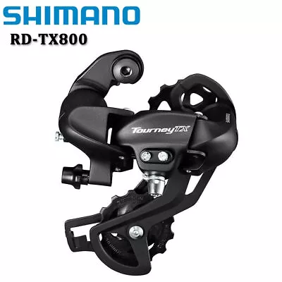 Shimano Tourney RD-TX800 7/8 Speed MTB Mountain Bike MTB Rear Derailleur Black • $18