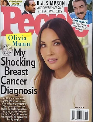 People Magazine  April 29th 2024  Olivia Munn • $10.99