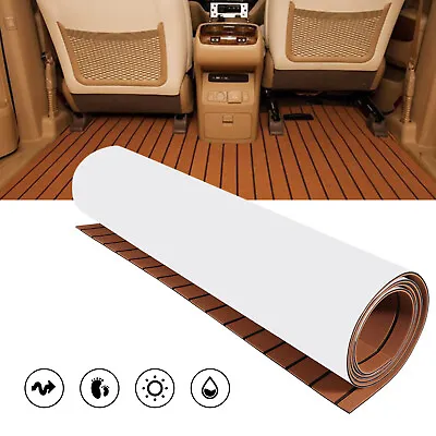 6MM Marine Flooring Faux Teak Foam Pad EVA Boat Yacht Decking Sheet Carpet Mat • £46.11