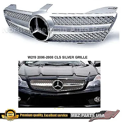 2006 2007 2008 CLS63 CLS600 CLS500 CLS55 Silver-Chrome Grille CLS AMG Emblem • $189