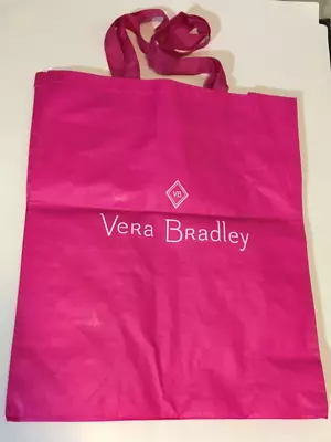 Vera Bradley Pink Reusable Shopping Beach Bag Tote Gift Bag 15” X 11.5”  • $10.73