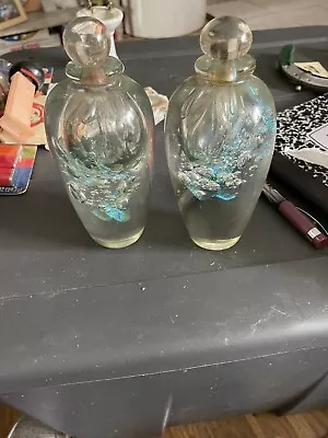 Art Glass Perfume Bottles Paperweights • $90