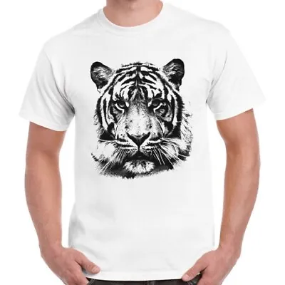 Leopard Tiger Cat Animal Printed Men Women Cool Gift Retro Unisex T Shirt 2735 • £6.35