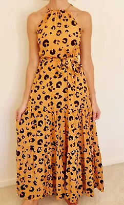 Tigerlily Leilani Leopard Maxi - Size 6 • $45