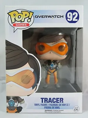 $23 • Buy Games Funko Pop - Tracer - Overwatch - No. 92 - Free Protector