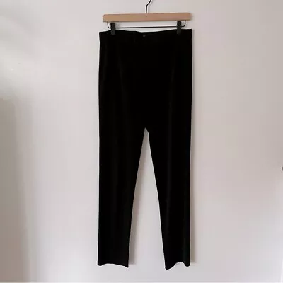 Misook Black Knit Straight Leg Pants Women’s Size Medium • $38