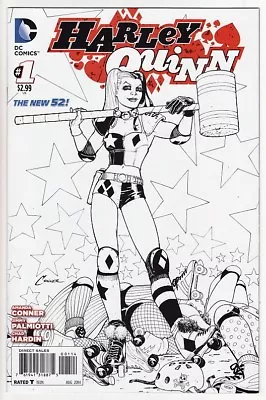 HARLEY QUINN #1 DC Comics New 52 4TH PRINTING VARIANT SKETCH COVER! Batman Joker • $35