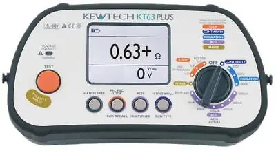 6-in-1 Multifunction Electrical Installation Tester 1kV IP54 KT63PLUS • £1349.89