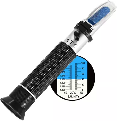 V·RESOURCING Seawater Salinity Refractometer Automatic Temperature Compensation • £22.57