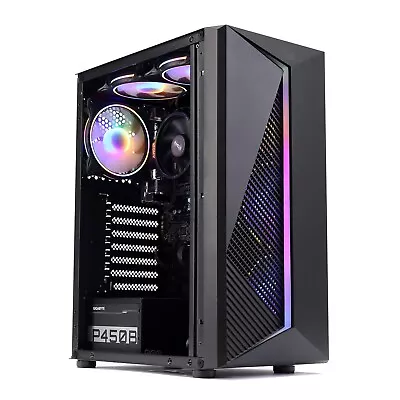 MXZ Gaming PC Desktop Computer AMD Ryzen 5 5600G500GB NVME16GB DDR4 • $499