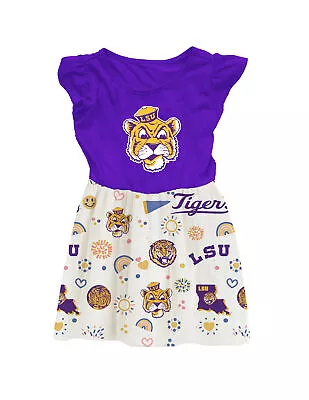 Wes And Willy Baby And Little Girls College Teams Vault Princess Dress • $47.99