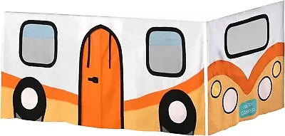 Max & Lily Orange Camper Van RV Cotton Underbed Curtain (CURTAIN ONLY!) • $39.75