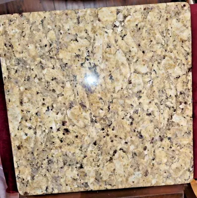 Vintage Marble Cheese Pastry Cutting Board Solid Stone Heavy 11.5”X11.5”X1.25  • $29.99