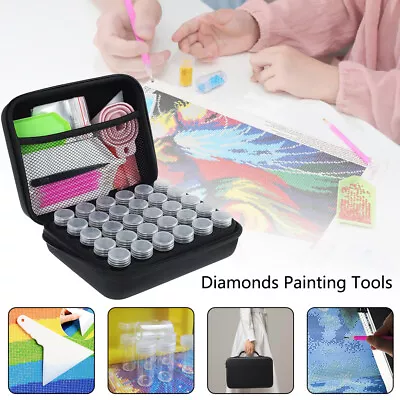 $25.40 • Buy 60pcs Diamond Painting Art Craft Tools Box 5D Diamond Accessories Diy Pen Set ▽