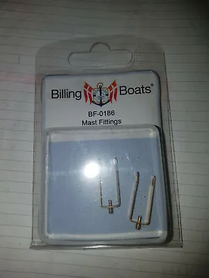 BILLING BOATS - BF-0186 Mast Fittings 9 X 25mm (2) BRAND NEW • $7