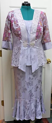 Studio VK (Violet Kay) Kimono Jacket . Shell . Skirt . Set . Sz M . Elegant • $59.97