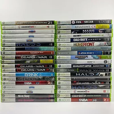 $11.99 • Buy Microsoft Xbox 360 Games - Pick & Choose - Bundle & Save!