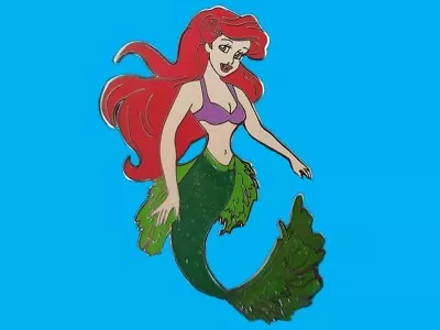 Fantasy Pin - JUMBO Disney Little Mermaid Ariel As Mermaid LE100 • $4.99