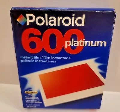 Polaroid 600 Platinum Instant Film Pack Of 10 Sealed NOS From 02/02 EXPIRED • $14.99