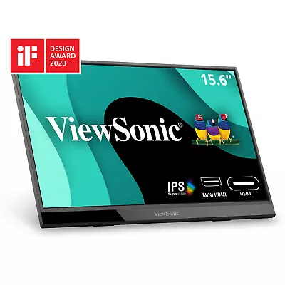 ViewSonic VX1655 15.6 Inch 1080p FHD Portable LED IPS Monitor (CR) • $117.99