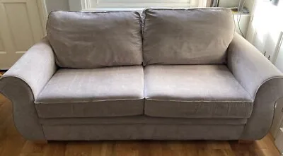 2 Seater Fabric Grey Sofa Used  • £375