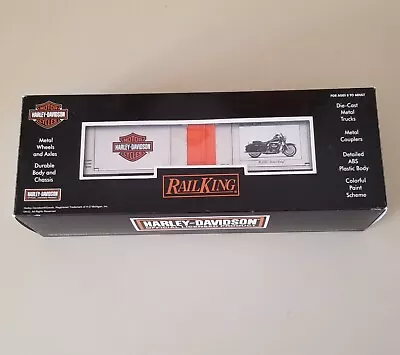 Rail King HD 40' Window Boxcar W/ '01 Road King 30-74293 Unused.  [FR] • $79.99