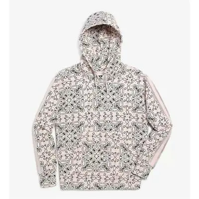 Converse X Miley Cyrus Bandanna Pullover Hoodie Sweatshirt Paisley Pink Medium M • $20.97