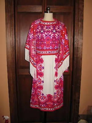 Mr. Dino Dress And Shawl 1960's Very Rare 2 Piece Outfit Excellent • $249