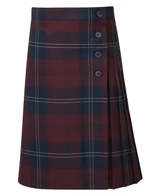 KELSO Tartan KILT/skirt-INSIDE WAIST ADJUSTER QUALITY Tartan SCHOOL/HOME KILT • £29.99