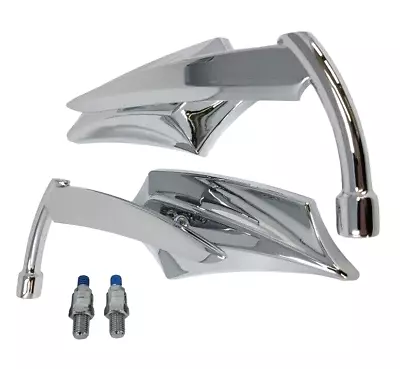 Chrome Custom Mirrors Fit SUZUKI M1800 R / VZR 1800 INTRUDER (60119) • $82.11