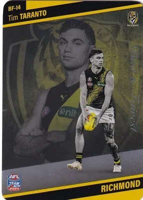 AFL 2024 Teamcoach Richmond Tigers - Tim Taranto Best & Fairest Card No.BF-14 • $4.15