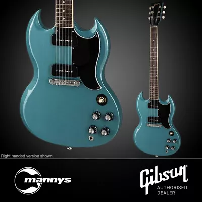 Gibson SG Special Left-Hand (Faded Pelham Blue) Inc Hard Shell Case • $2769