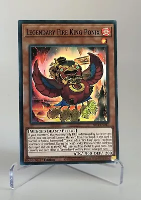 Legendary Fire King Ponix - SR14-EN045 Super Rare Yugioh Card • $2.95