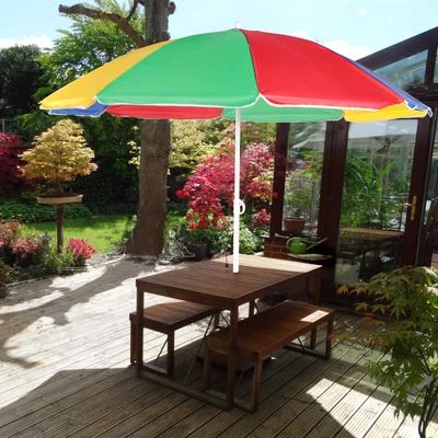 £10.95 • Buy Garden Beach Patio Tilting Tilt Umbrella Parasol Sun Shade Protection