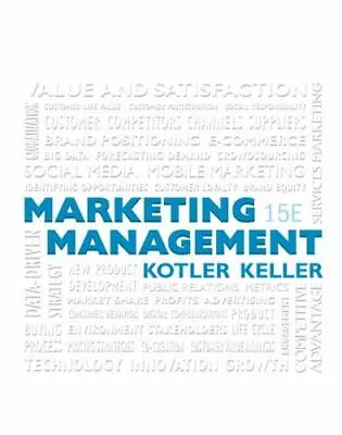 Marketing Management By Kevin Keller And Philip Kotler (2014 Hardcover) • $20