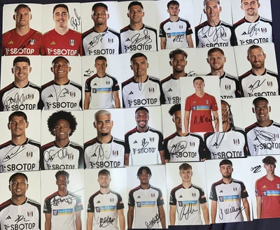 £44.99 • Buy 31 Signed 6x4 Photos Fulham FC Willian Bernd Leno Raul Jimenez Andreas Pereira
