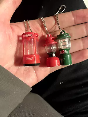 Coleman Lanterns 3x Mini Figure Keychains • $17