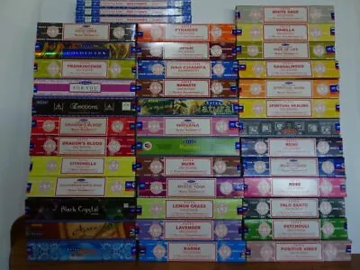 Satya Incense ~ Big Selection Please Choose From List - Satya Incense Sticks 15g • $3.40