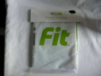 NEW Official Nintendo Wii Fit Nylon Drawstring Backpack Tote Bag 69982 12x16.5  • $4.70